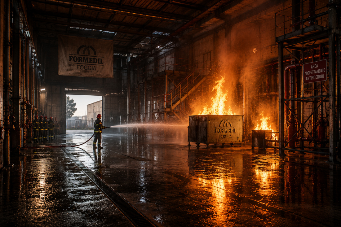 CORSO DI AGGIORNAMENTO PER ADDETTI ALL'ANTINCENDIO AI SENSI DEL D.LGS. 81/2008 E..